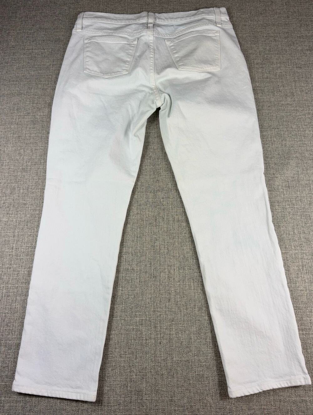 WHBM Skimmer Pants Womens 8 Blush Pink Cargo Skinny Ankle Zip Utility
